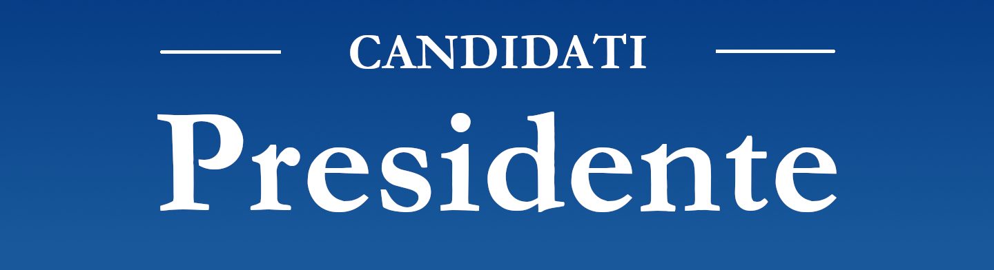 Candidati Presidente